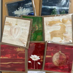 Julkort med olika motiv