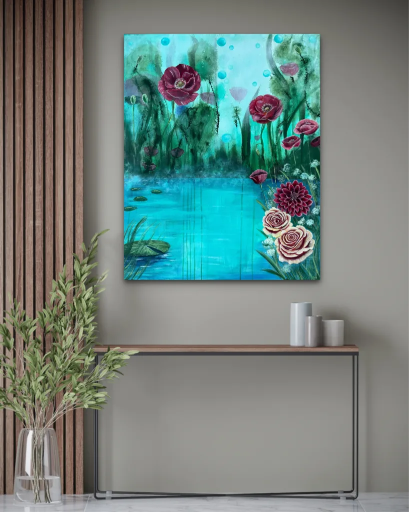 Turquoise reflections